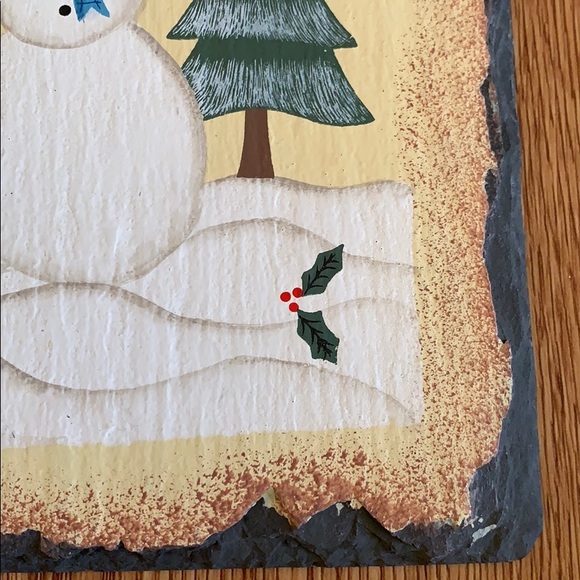 WINTER Slate Wall Hanging / Art (NWOT) - Picture 10 of 11